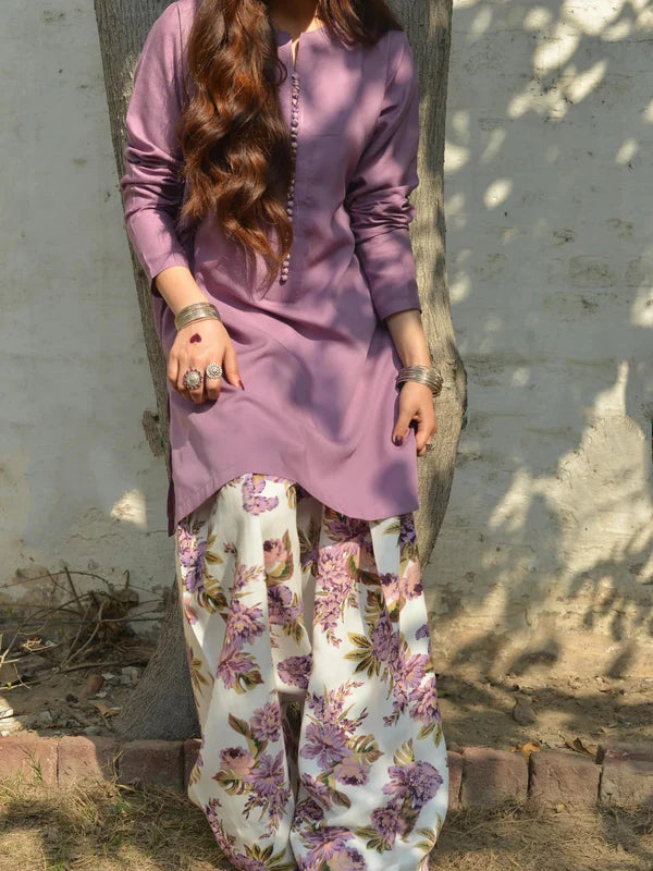 JENTRE 2PC ( PRINTED FARSHI SHALWAR )